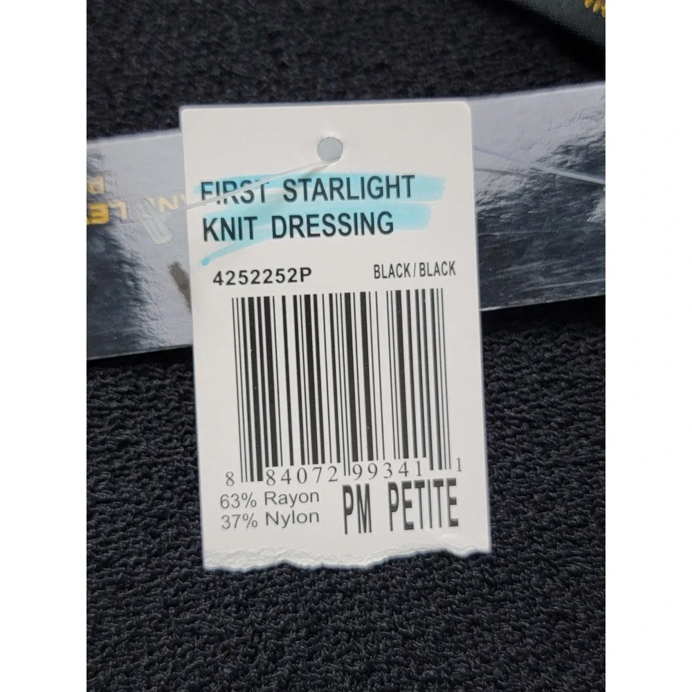 Grace Dane Lewis First Starlight Knit Dressing Skirt Womens‎ PM Black Pull On